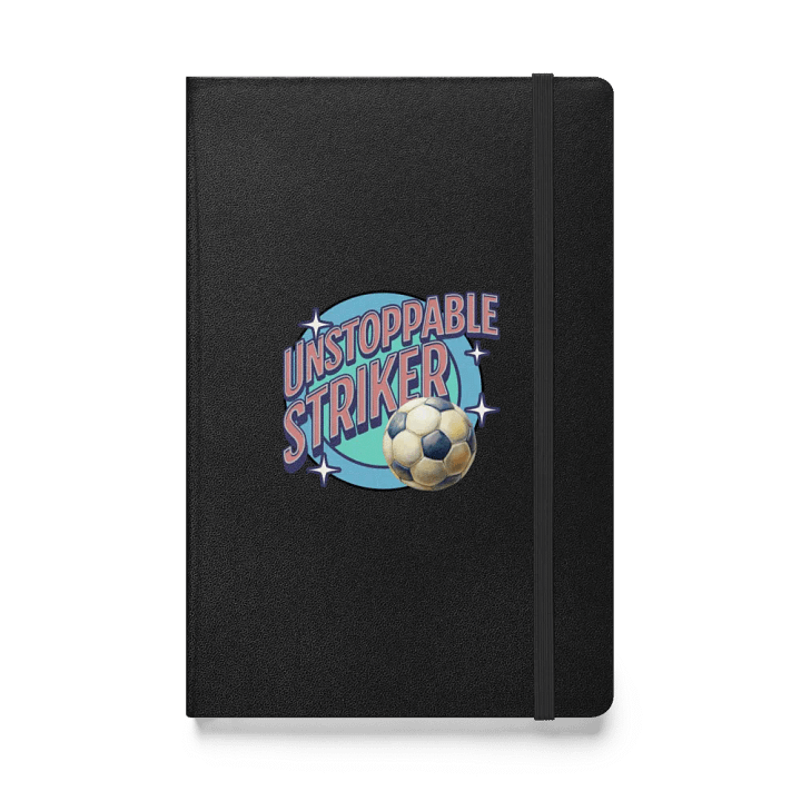 Unstoppable Striker Soccer Hardcover Bound Notebook product image (1)