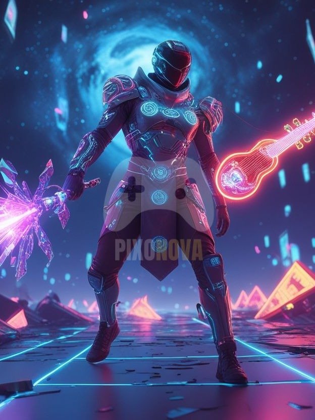 Zero Gravity Raid | Wide Cinematic Art (1472 x 832 px, PNG + PDF) product image (4)