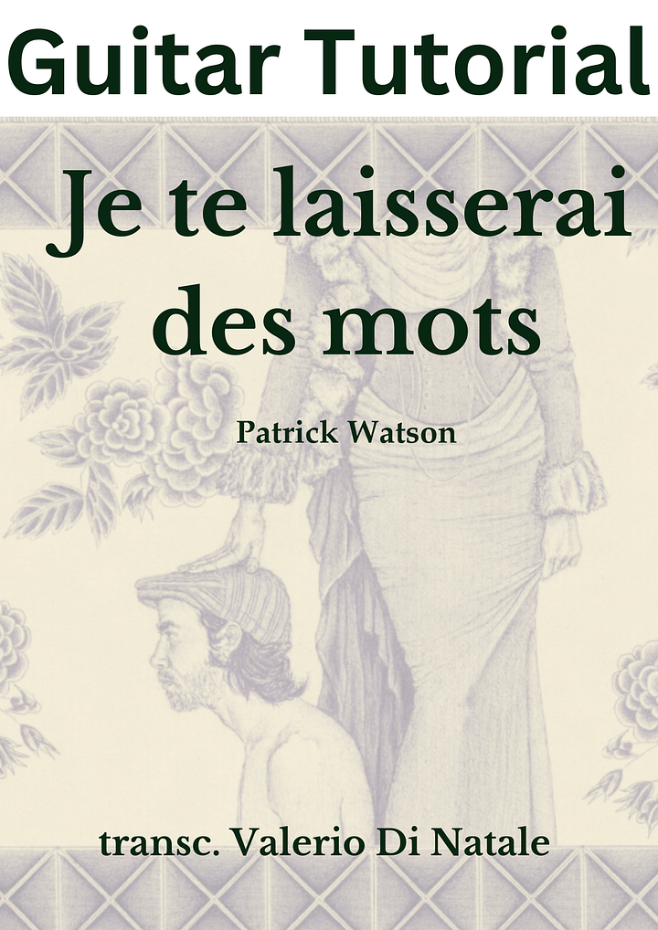 Je te laisserai des mots by Patrick Watson. product image (1)