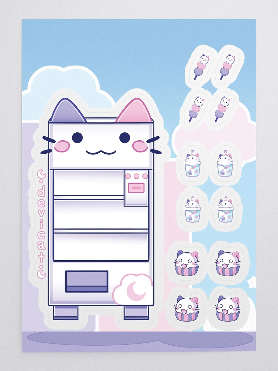 Sticker Sheet • CandiCat Vending Machine product image (3)