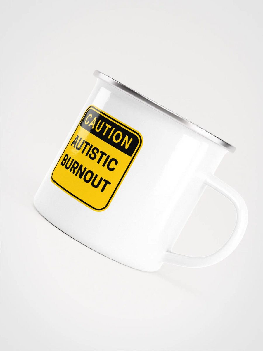 CAUTION: ASD BURNOUT Enamel Mug product image (4)