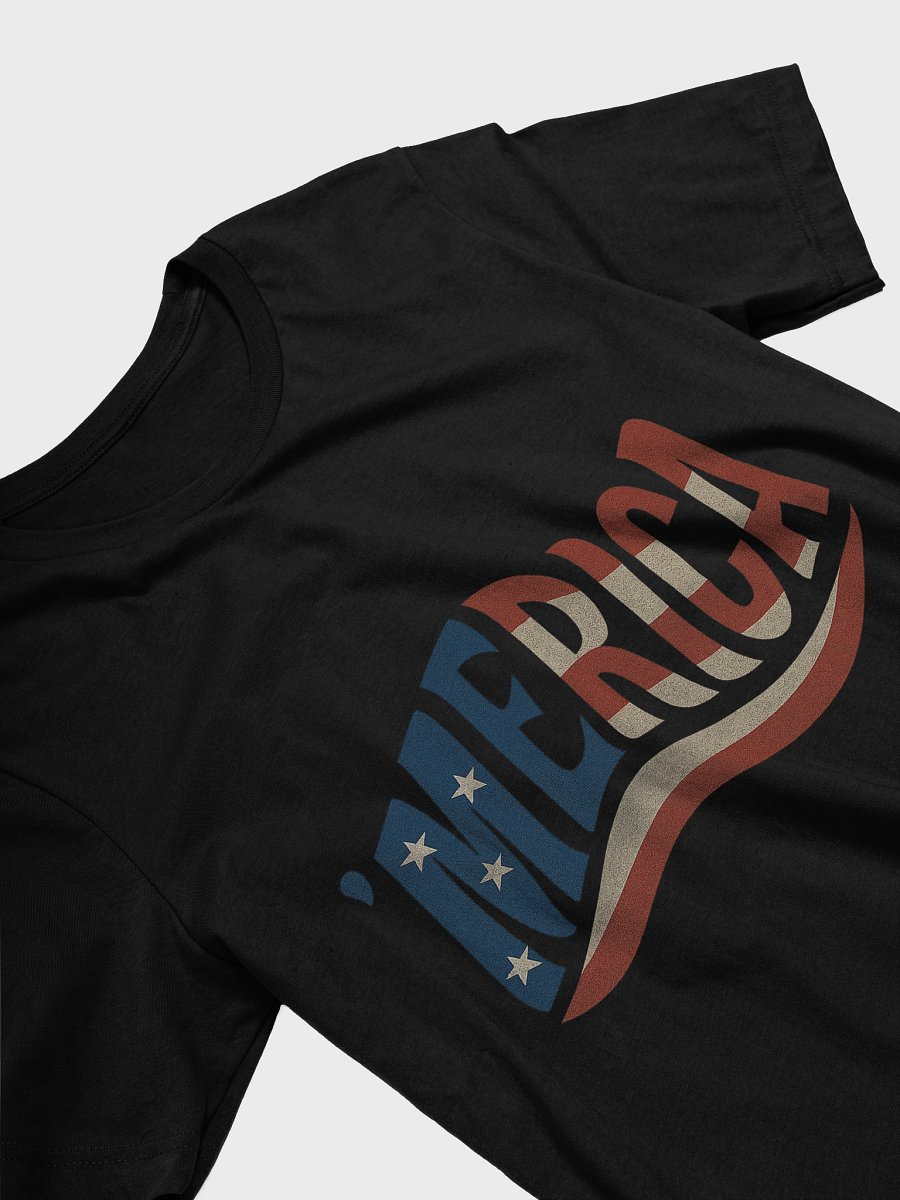 Patriotic 'MERICA' Flag T-Shirt product image (21)