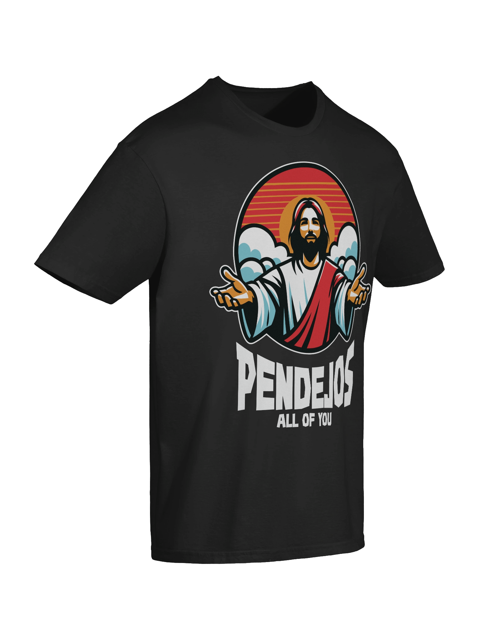 Meme – Pendejos All of You – Jesus Blessing – Gildan Softstyle T-Shirt product image (7)