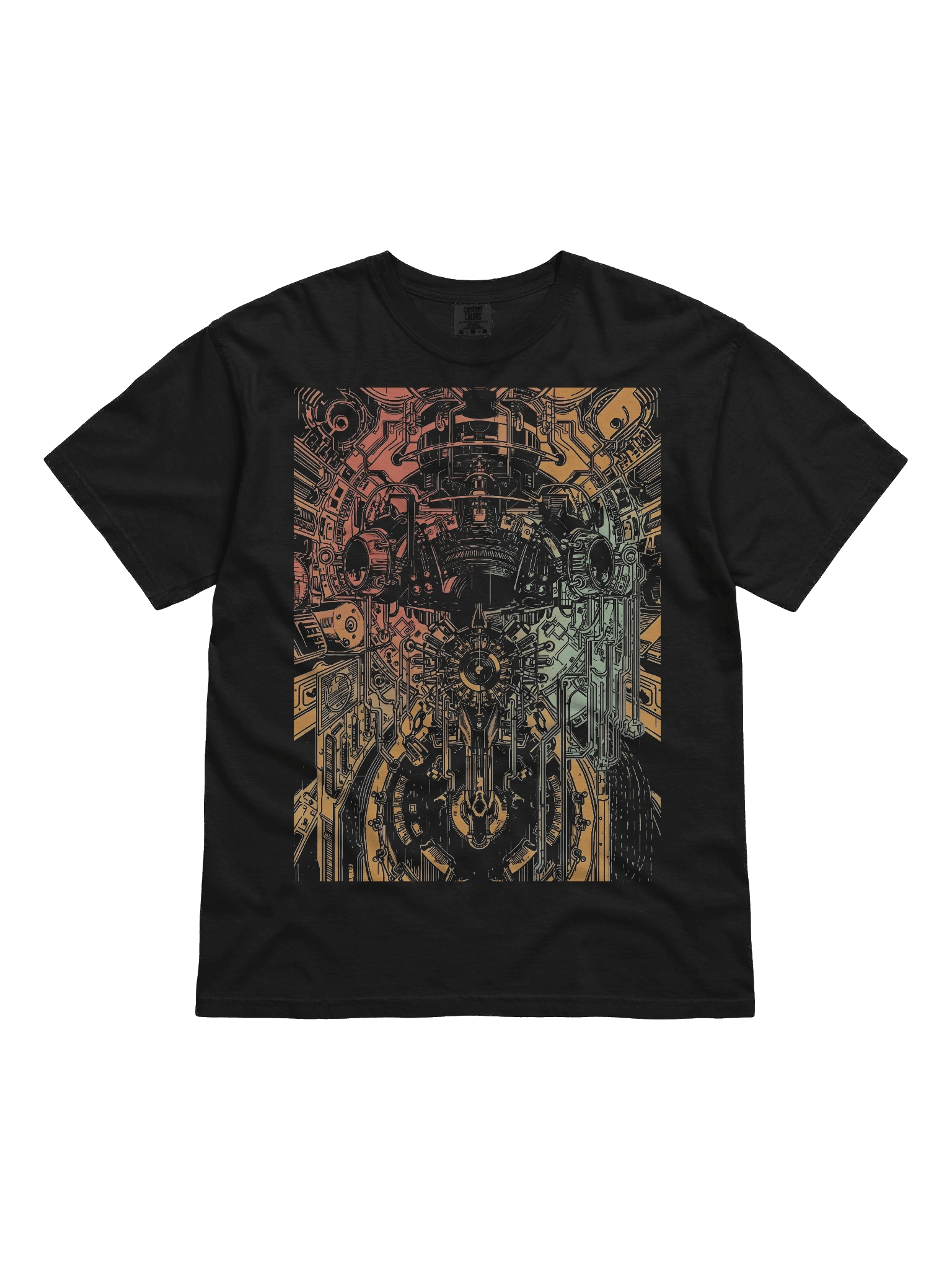 Retro Digital Intricacy Heavyweight T-Shirt product image (1)