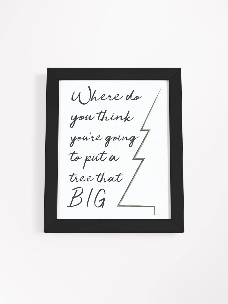 Where Do You Think You’re Going to Put a Tree That Big?” Wall Art product image (10)