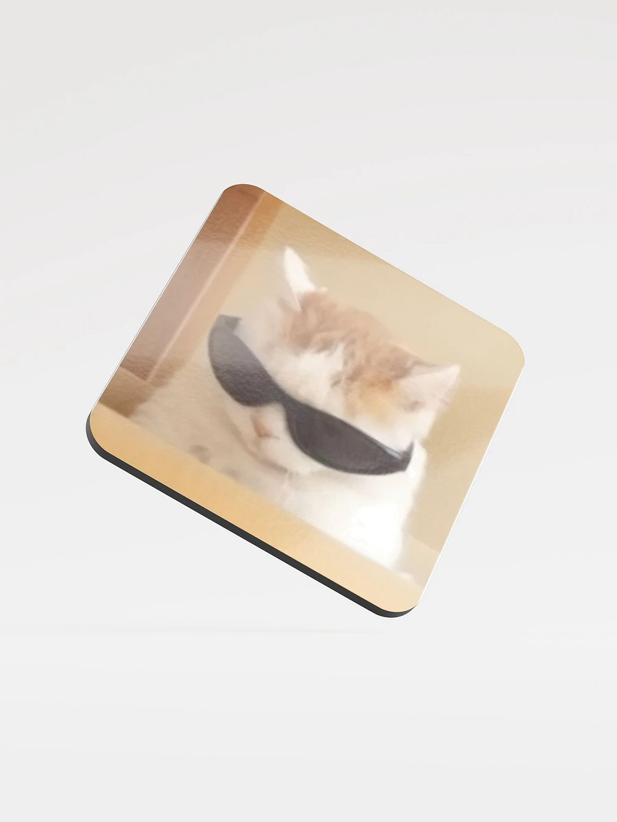 Glossed Cork Coaster: Meme Cats product image (1)