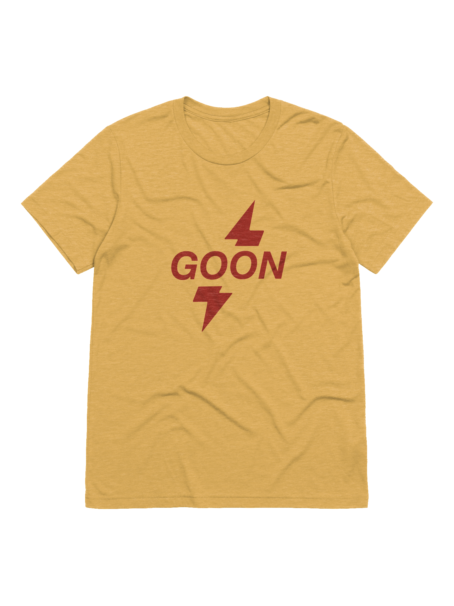 Goon Bolt Short Sleeve T-Shirt Yellow (Large Logo) product image (1)
