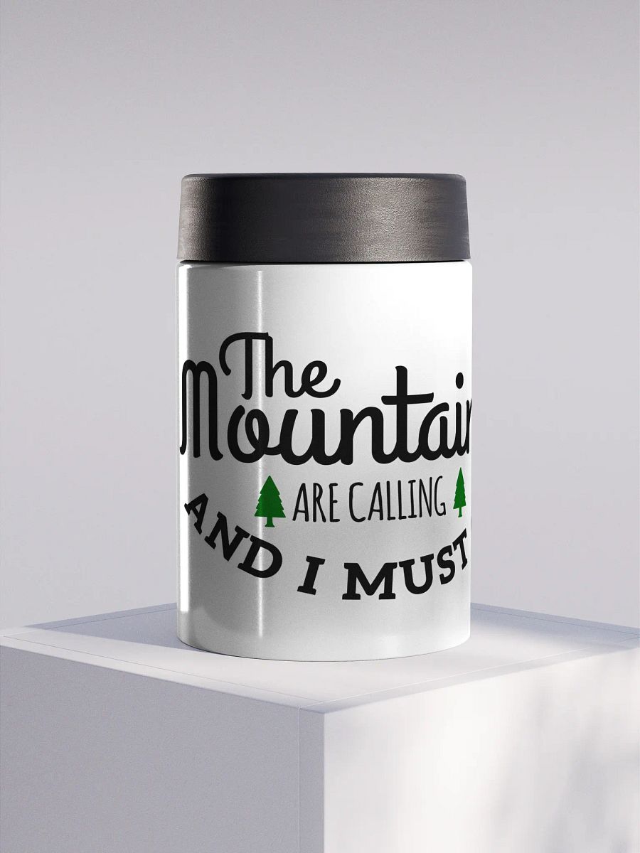 Mountain Calling Stainless Steel Koozie product image (1)