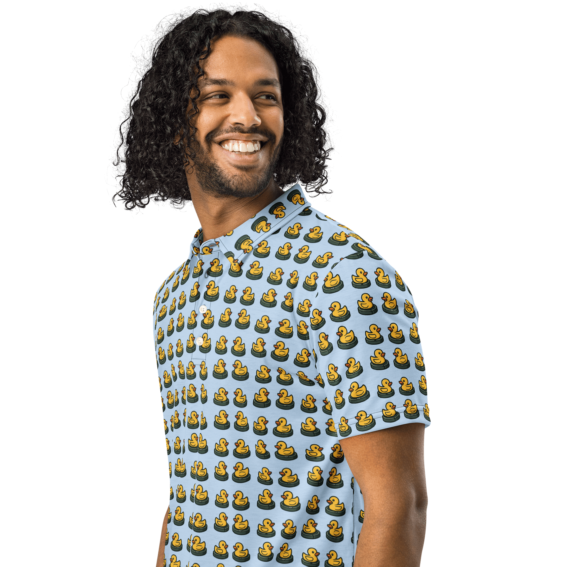 GP Playhouse Rubber Ducks Riding a Roomba Polo product image (2)