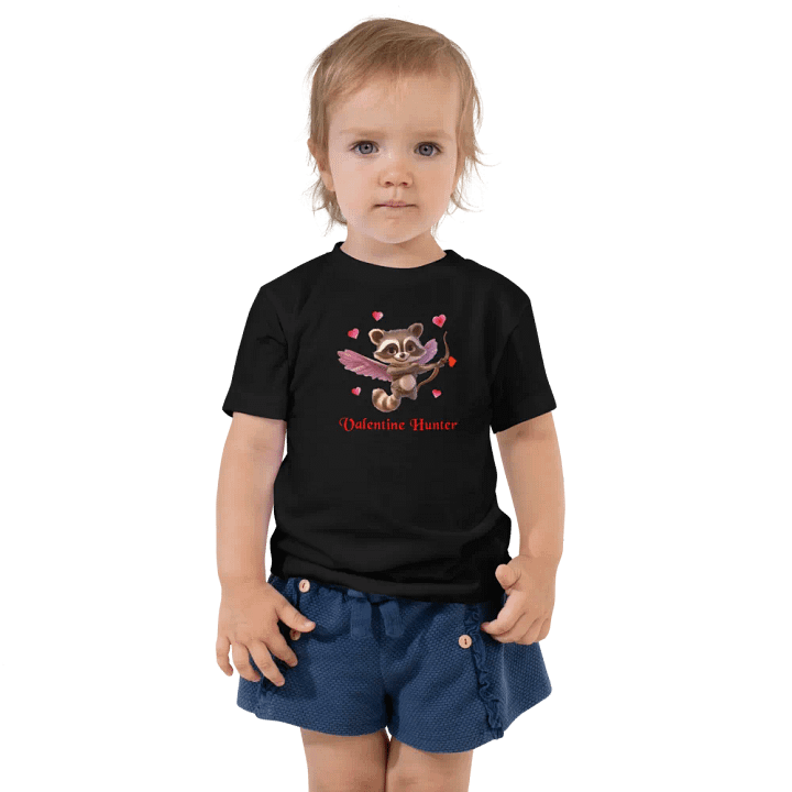 Valentine Hunter Raccoon Toddler T-Shirt product image (1)