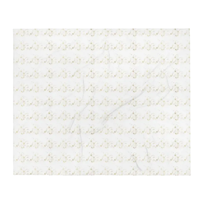 Golden Snowflakes Blanket product image (1)