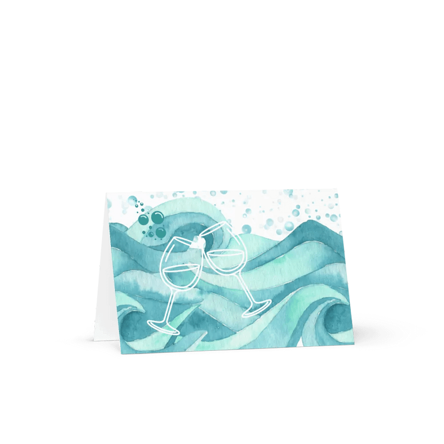 Ocean Toast Greeting Card for special celebrations product image (1)