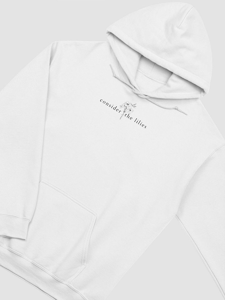 Consider the Lilies Black Print Hoodie product image (2)
