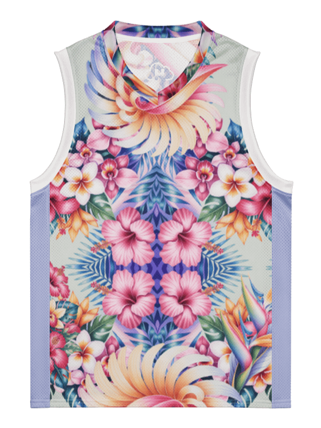 Hawaiian flora 2058-Basketball Jersey product image (2)