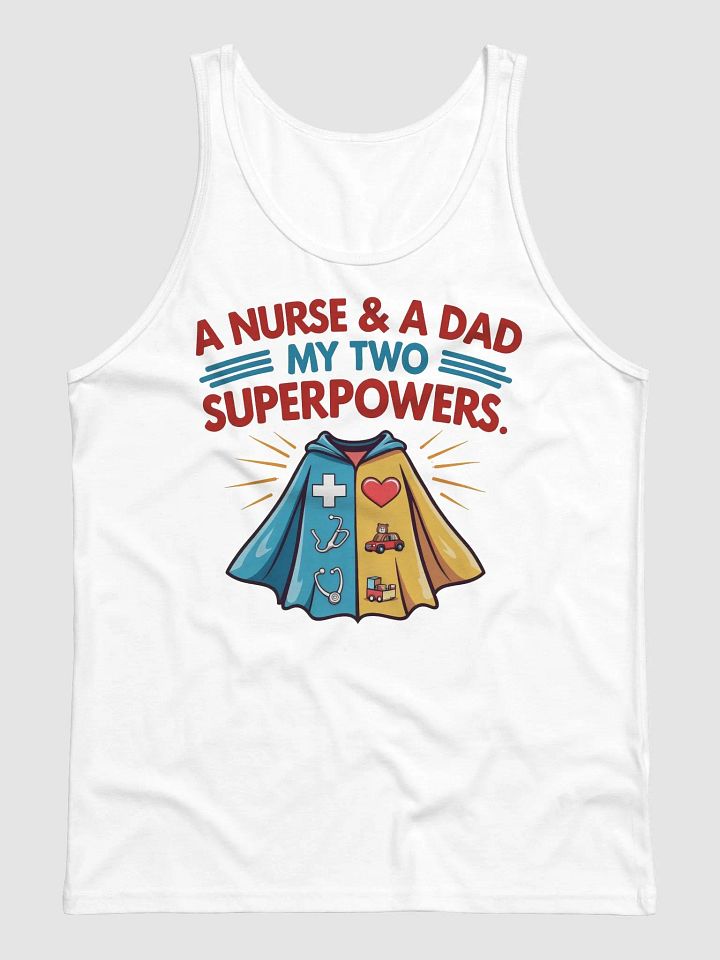 Superhero Nurse & Dad Appreciation Jersey Tank product image (2)