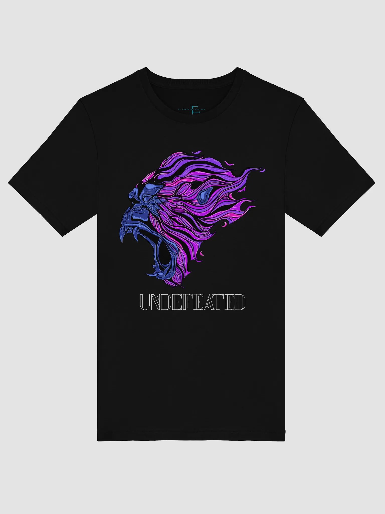 Vibrant Purple Gorilla Head "UNDEFEATED" Tee | Bella + Canvas 3001 Unisex Shirt product image (42)