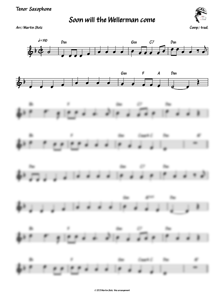 Wellerman - Sea Shanty for Tenor Saxophone product image (2)
