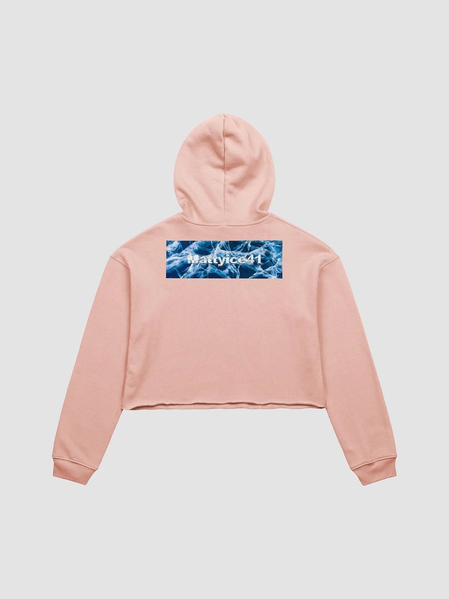 Mattyice Peach Womens Cropped Hoodie product image (2)