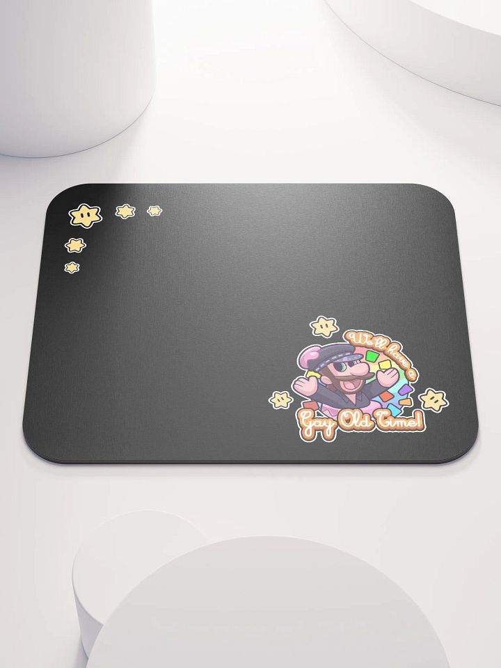 Gay Old Time - Black Mousepad (small) product image (1)