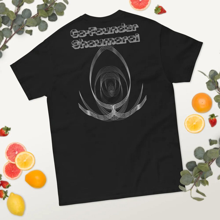 Heavyweight T-Shirti - Embroidered - Co Founder Shaumarai - White HApex Gear White Logo product image (10)