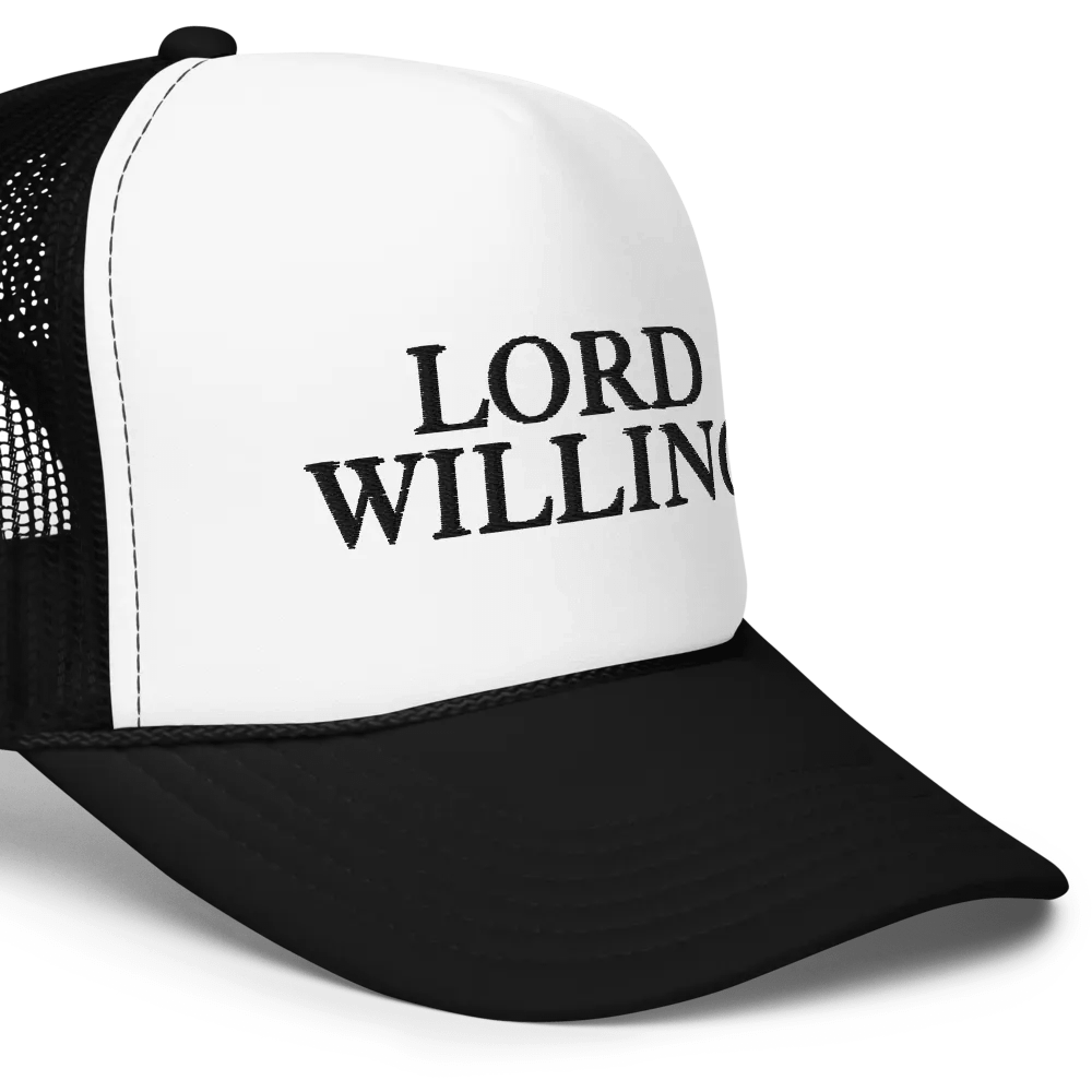 Lord Willing Trucker Hat product image (6)