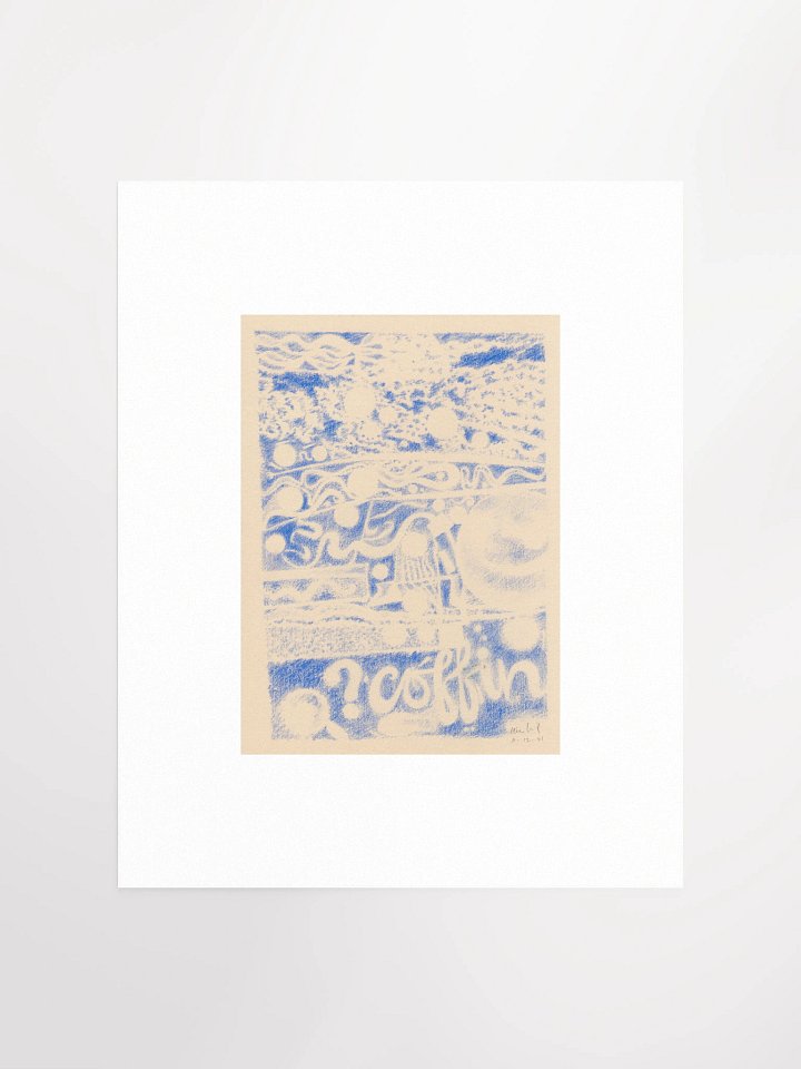 Coffin 11.12.91 Print product image (1)