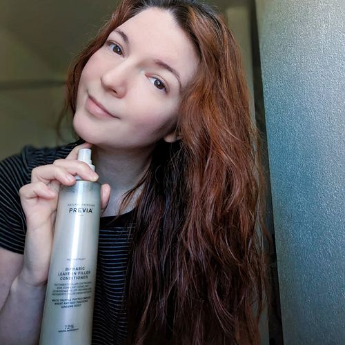 Thank you @previa_haircare for this incredibly hydrating leave in conditioner! My hair is much softer and manageable thanks t...
