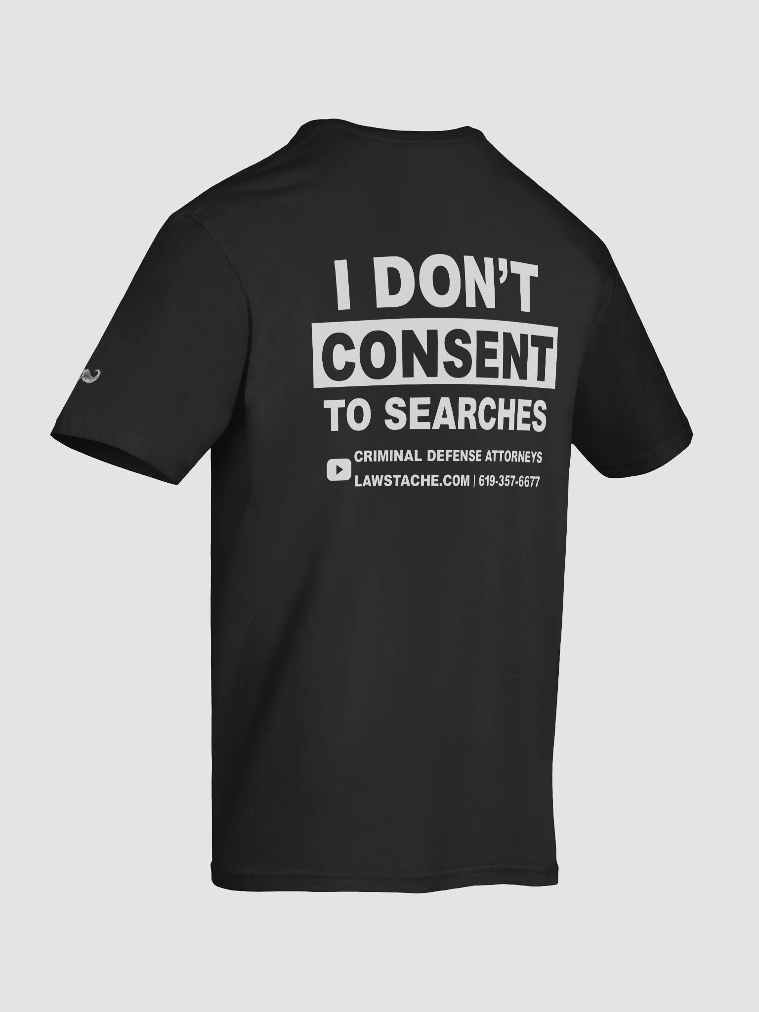 I Don't Consent to Searches - Tee - WHT PRINT product image (59)