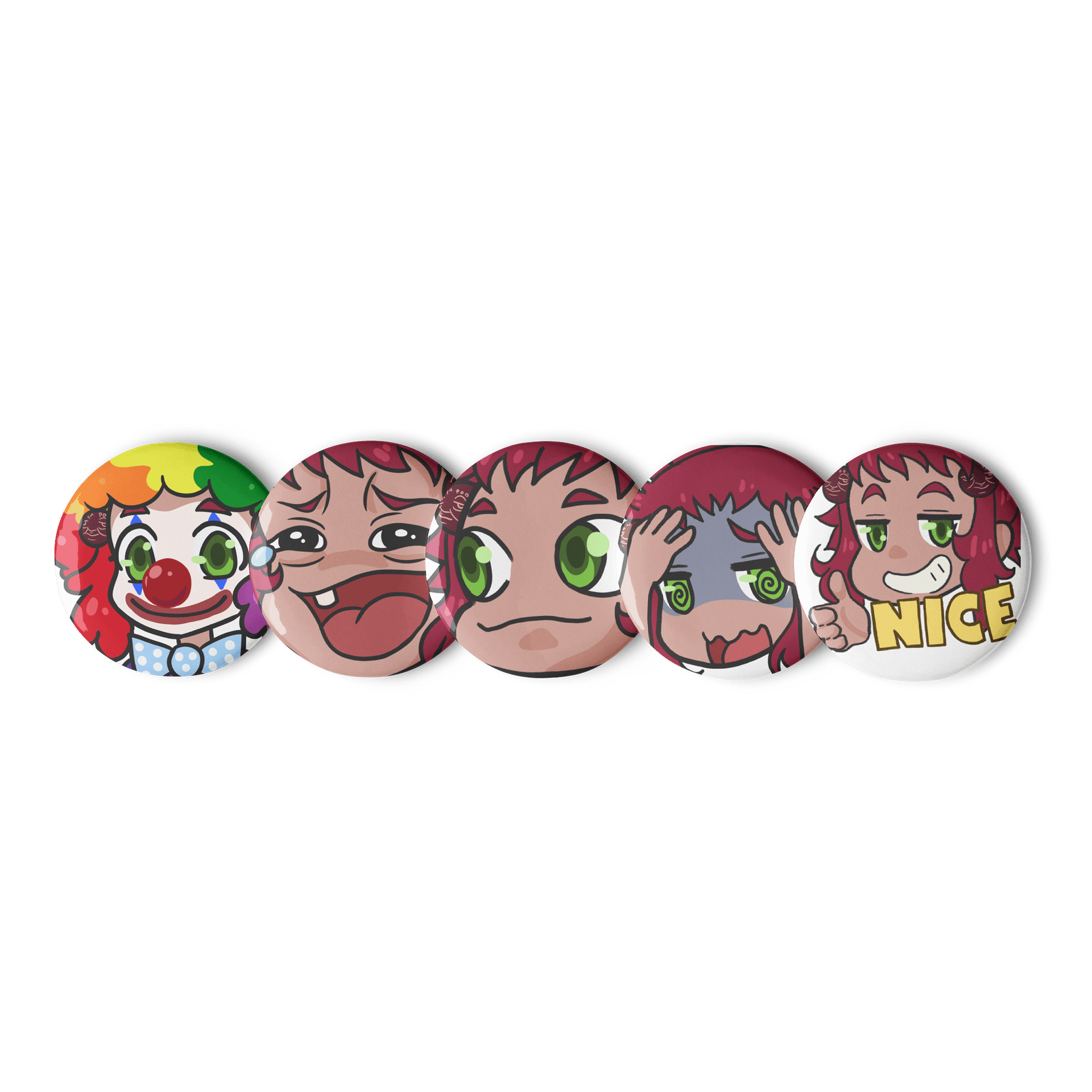 Thrift-tan emotes badge set product image (2)