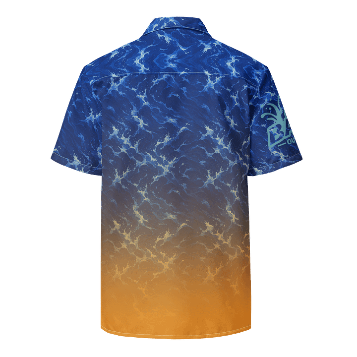 Sunset WaveTrace camo UPF+ Hawaiian Shirt product image (2)