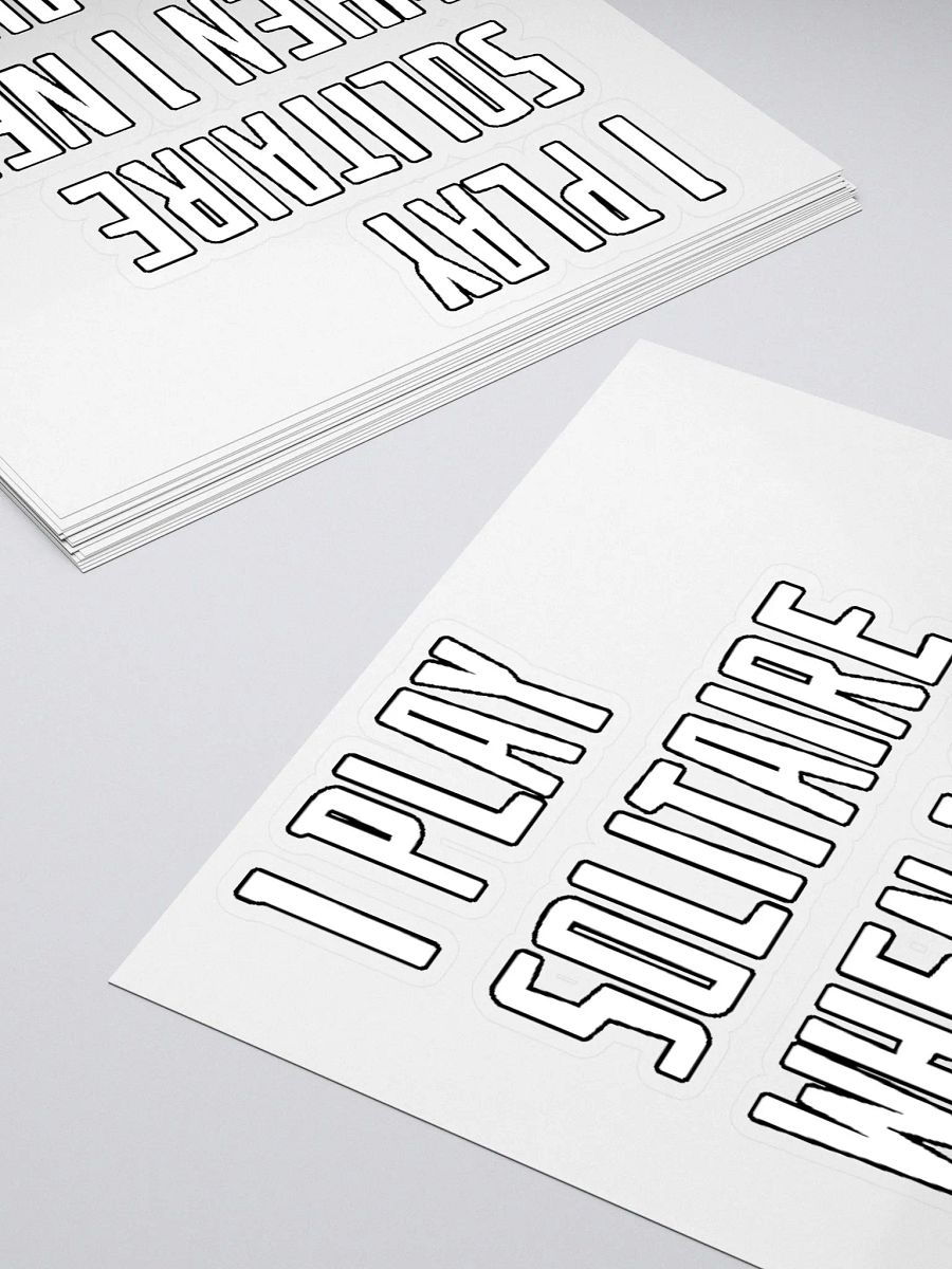 Solitaire Sticker product image (12)