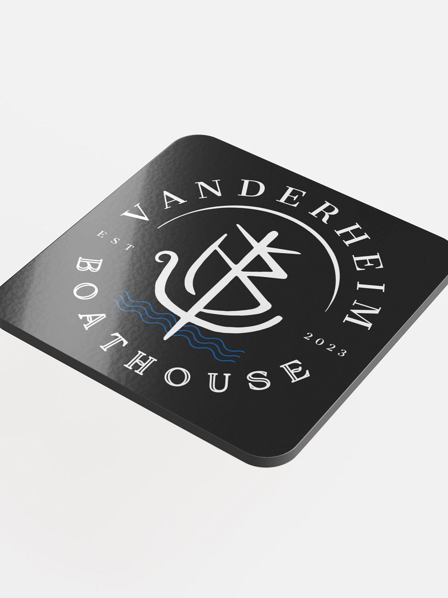 VANDERHEIM BOATHOUSE BLACK COASTER product image (3)