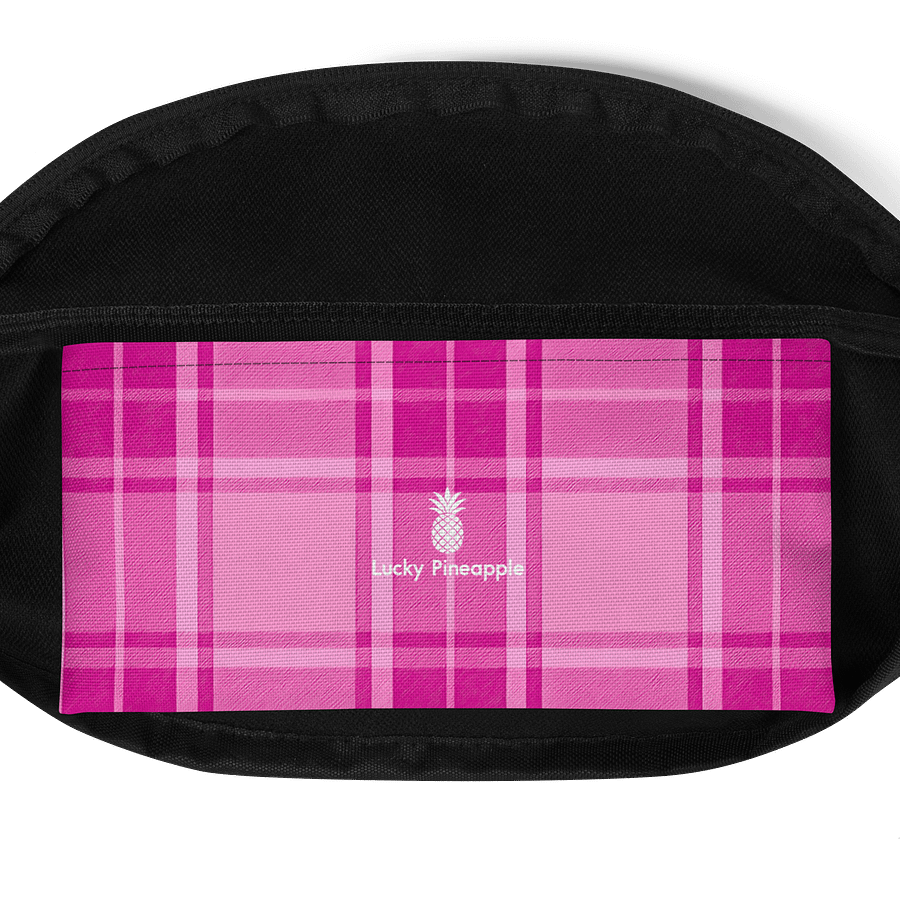 Pink Plaid Fanny Pack (Waist Bag) product image (4)