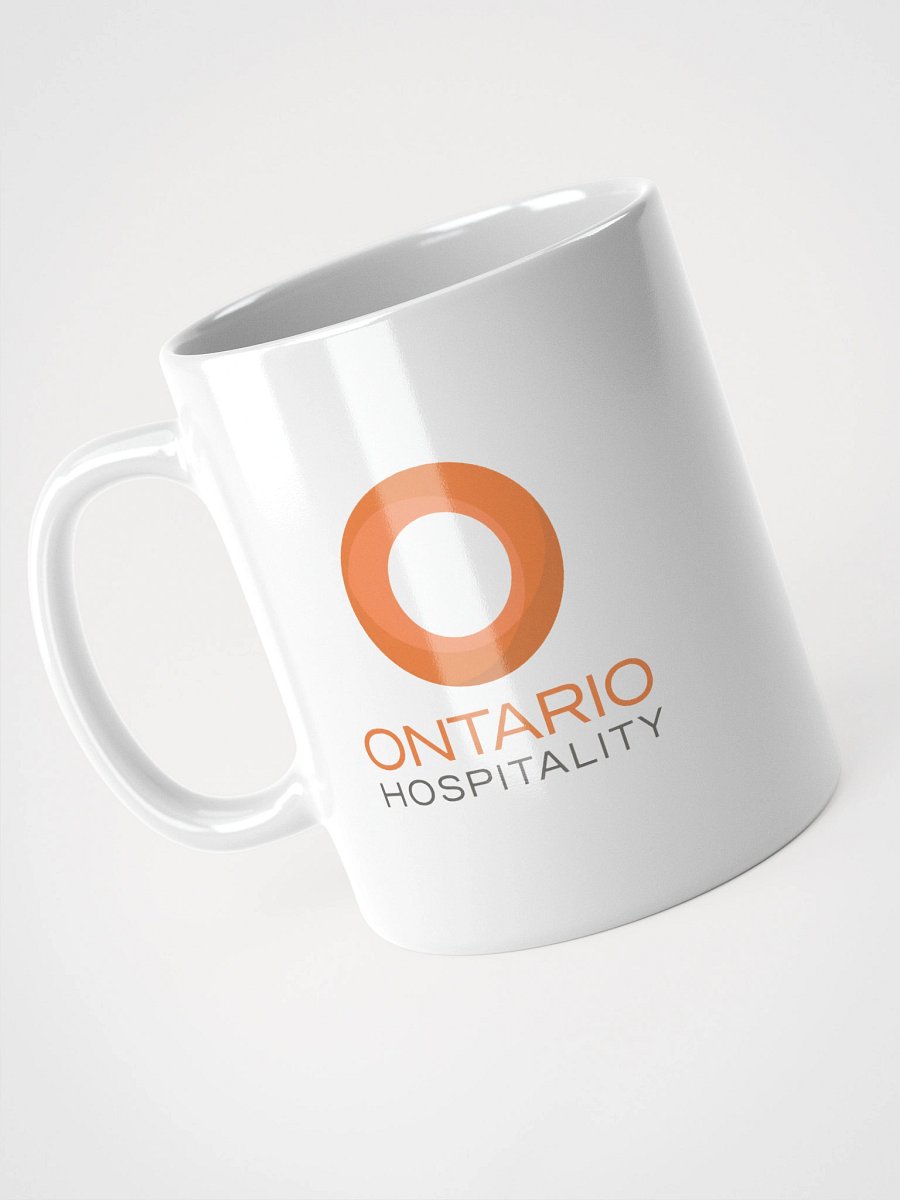 Ontario Hospitality Logo White Glossy Mug product image (9)
