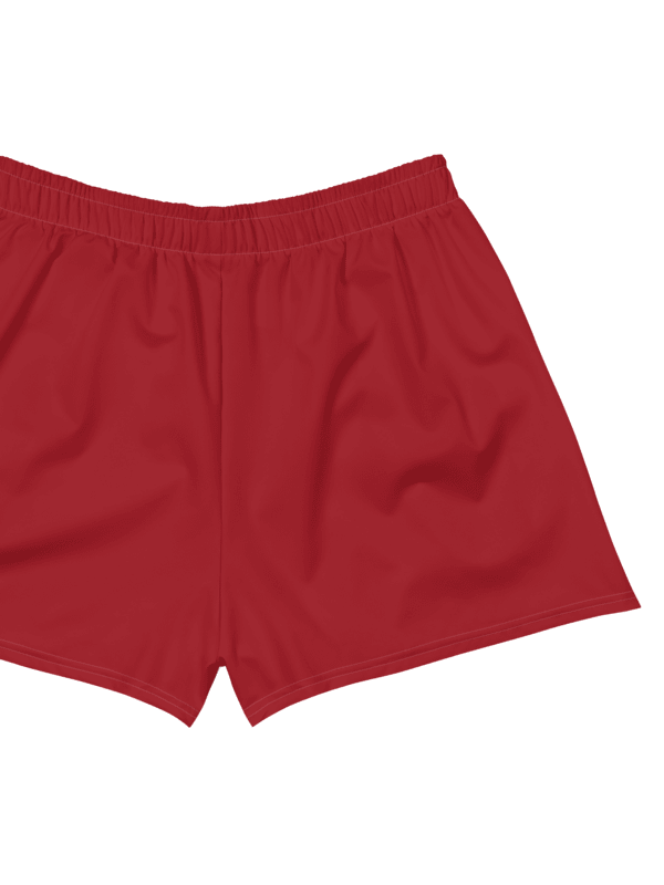 Women's Gingham Cherry Athletic Shorts, Red product image (6)