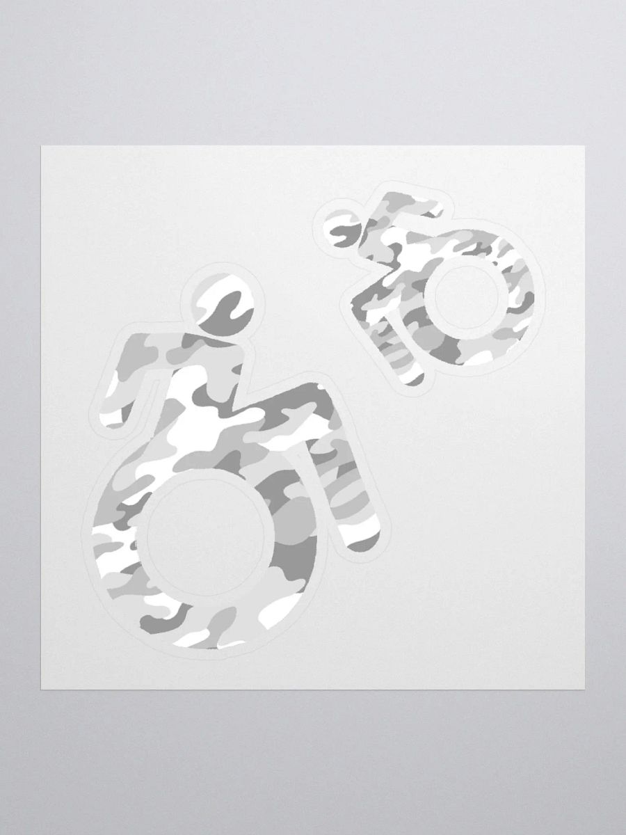 Wheelie, Cold Weather Camo Sticker Sheet product image (1)