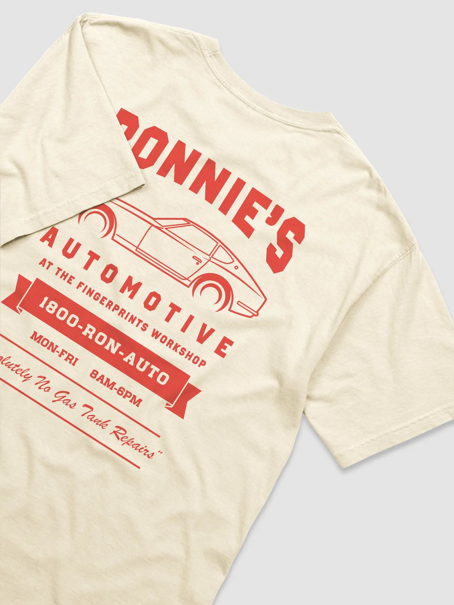 Ronnie's Auto - Cream Tee product image (3)