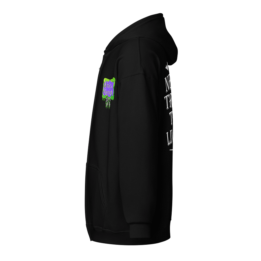 [UM Designs] Never Trust The Living - Unisex Graphic Zip Hoodie product image (3)