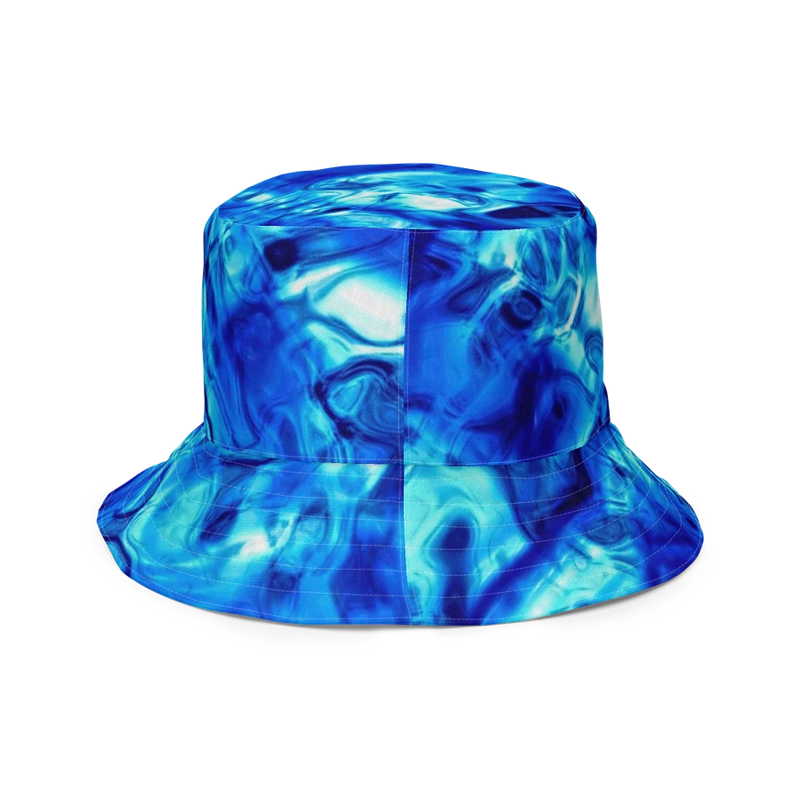 Blue Fractal Flower Kaleidoscope Bucket Hat product image (14)