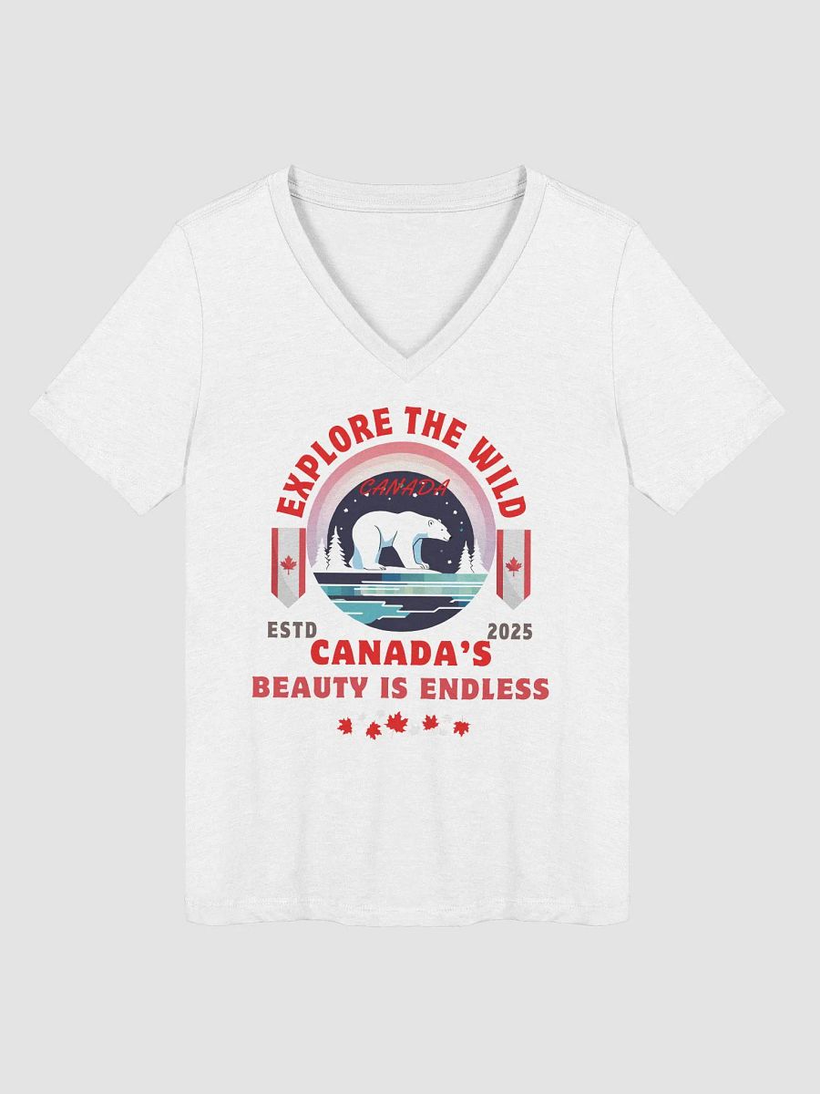 Canada's Beauty Relaxed V-Neck Tee product image (5)