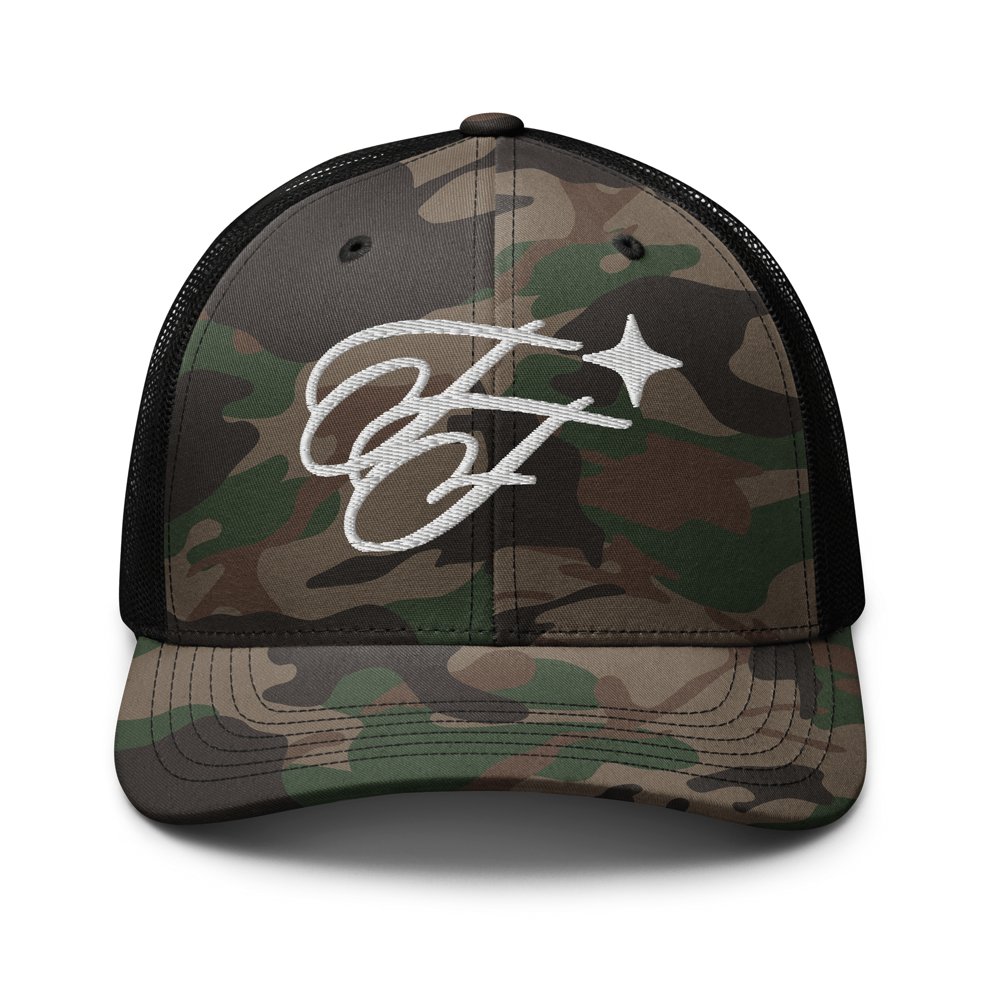 F&F Camouflage Trucker Hat (WHT) product image (1)