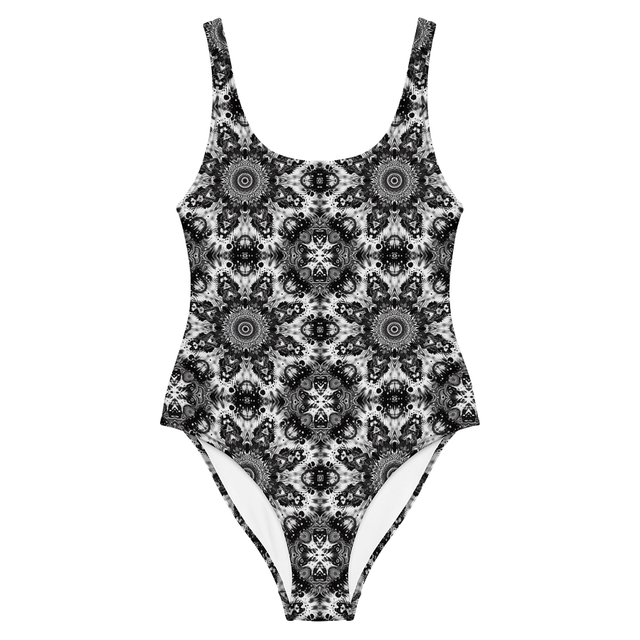 Black & White Octopus Tie Dye One Piece product image (2)
