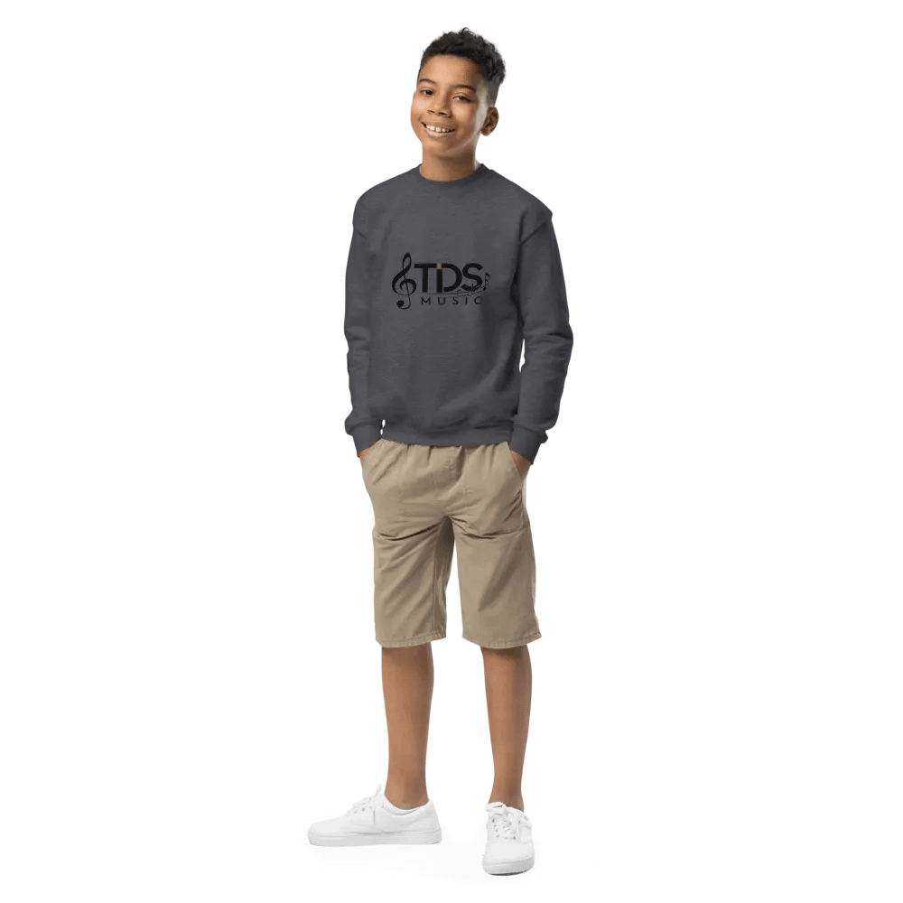 TDS Music Youth Crew Neck Sweatshirt in Blue, White, Black, Red, Gray (XS-XL) product image (4)