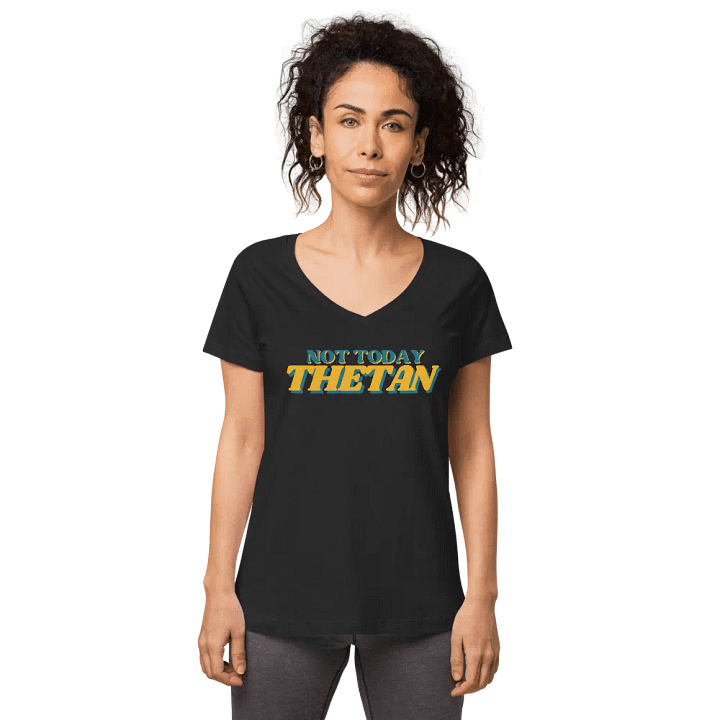 Not Today Thetan (Retro Version) - Ladies V-neck T-Shirt product image (1)