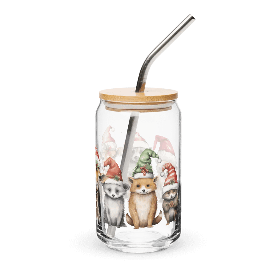 Santa Paws Can-Shaped Glass product image (3)