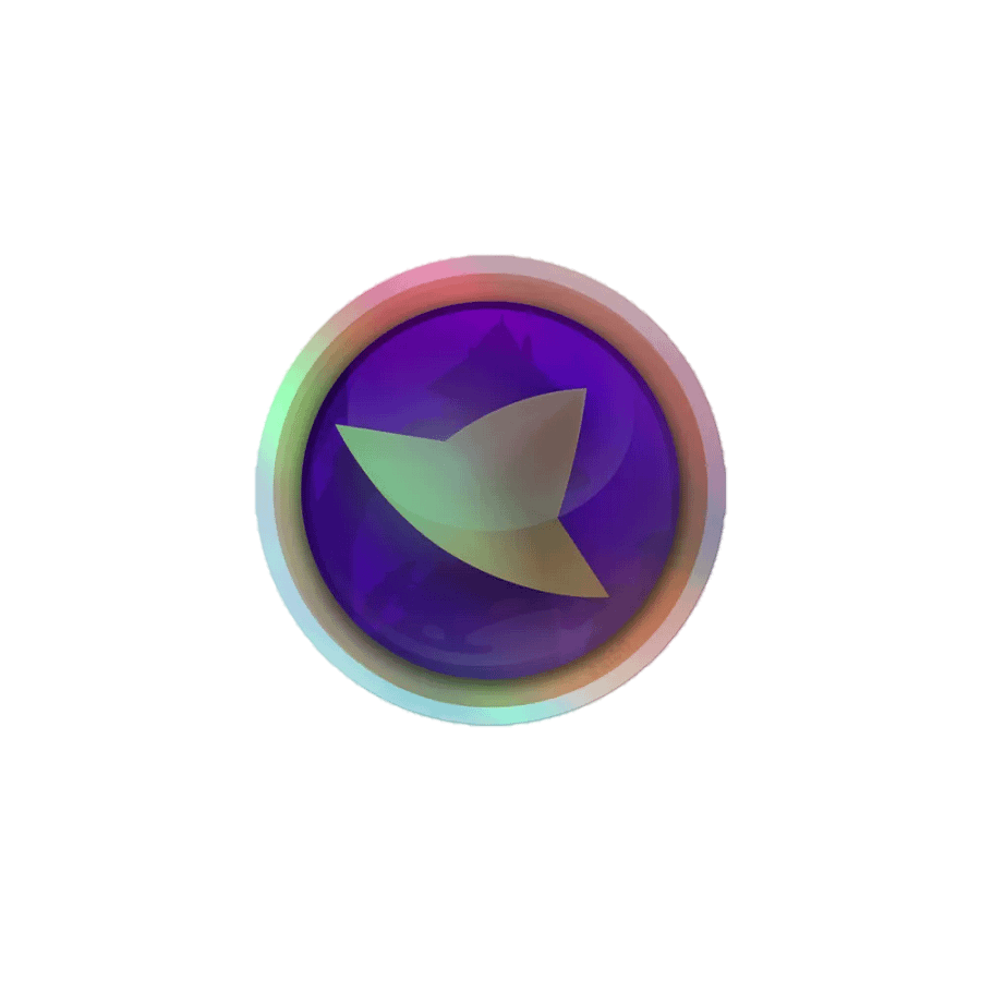 ◖007◗ hat badge holo sticker product image (1)