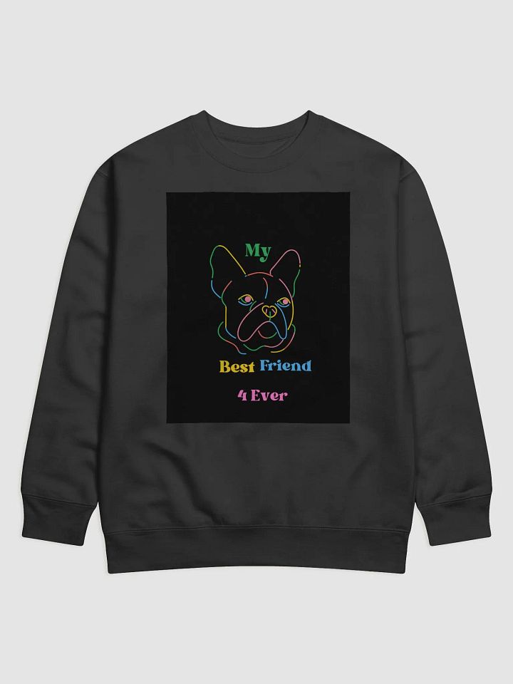 Neon French Bulldog Best Friend Sweatshirt product image (1)