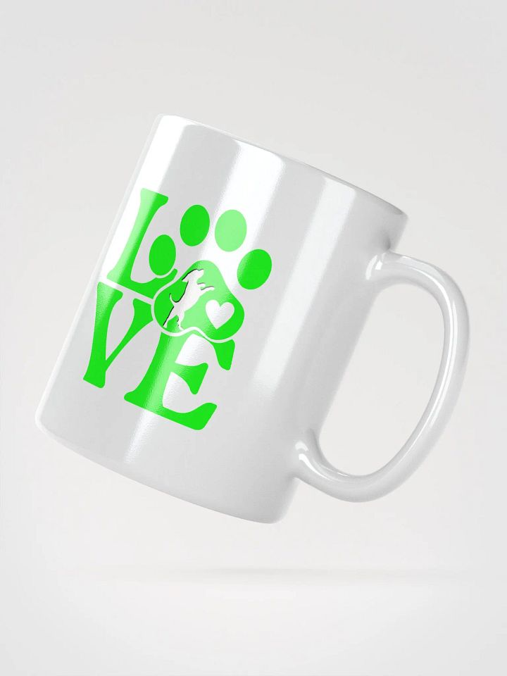 Dog Lover Coffee Mug, Green Love product image (5)