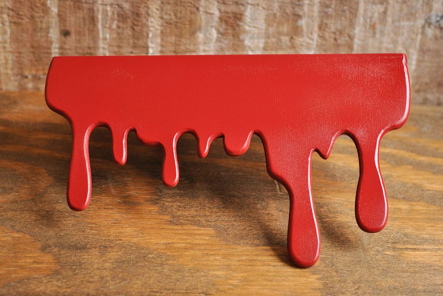 Blood Drip Shelf Sitter for Bookshelf or Mantel product image (6)