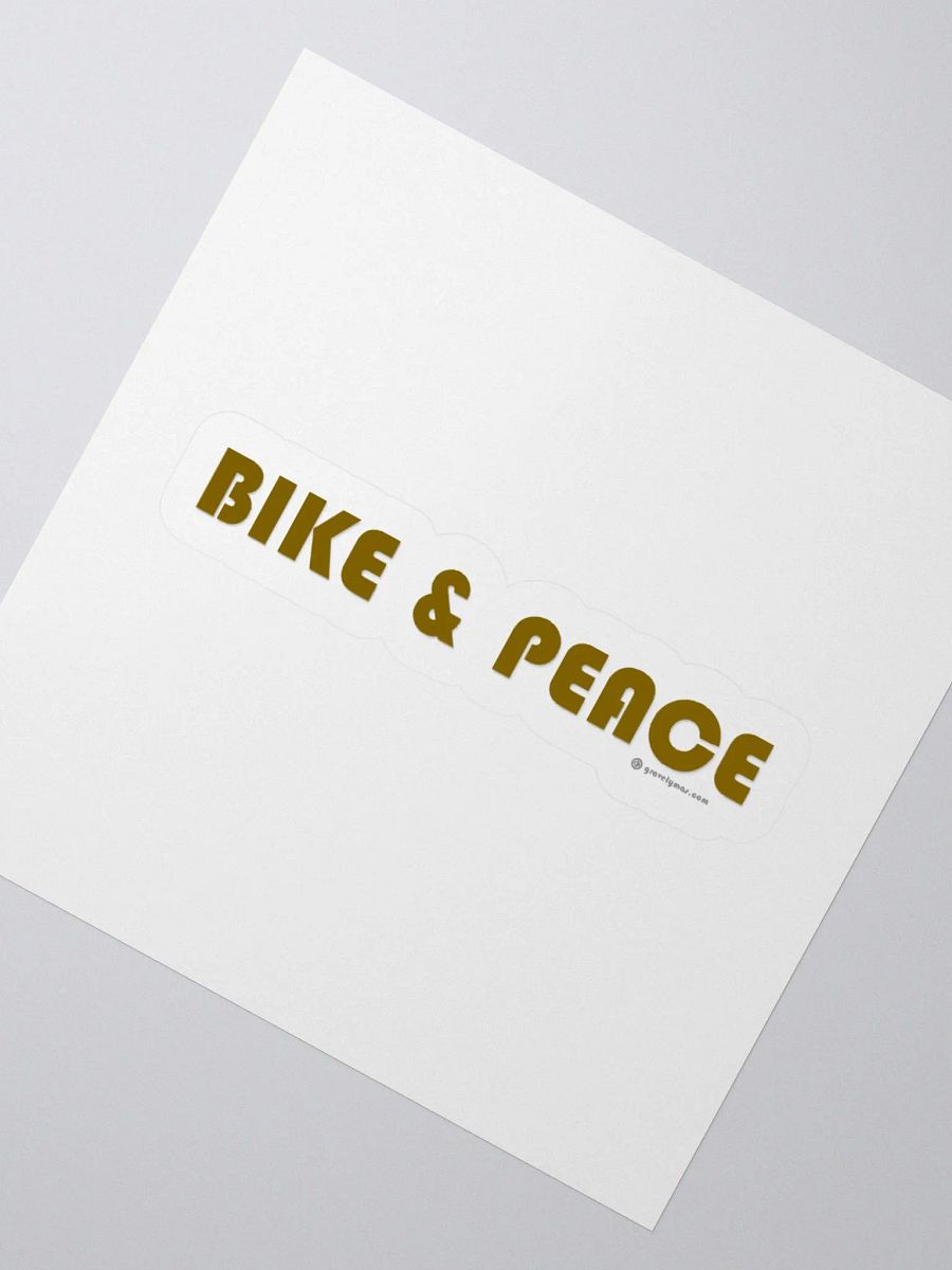 Bike and Peace sticker product image (8)